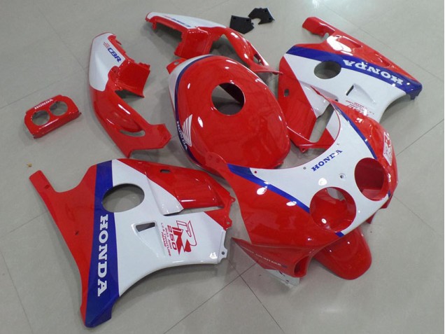 1991-1998 Blue Red White Honda CBR250RR MC22 Replacement Motorcycle Fairings