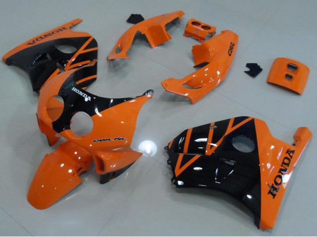 Abs 1991-1998 Orange Black Honda CBR250RR MC22 Motorcycle Fairings Kit