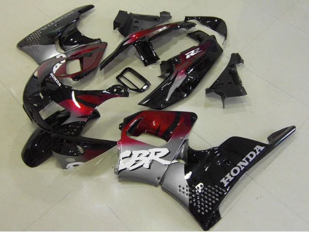 1996-1997 Red Black Silver Honda CBR900RR 893 Bike Fairing Kit