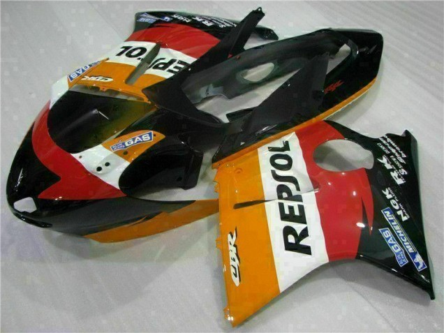 Abs 1996-2007 Orange Repsol Honda CBR1100XX Motorbike Fairing