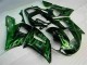 Abs 1998-2002 Green Black Yamaha YZF R6 Motor Bike Fairings