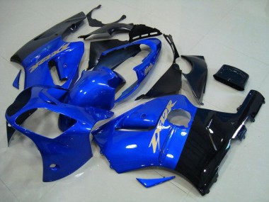 Abs 2000-2001 Blue Black Kawasaki ZX12R Bike Fairing Kit