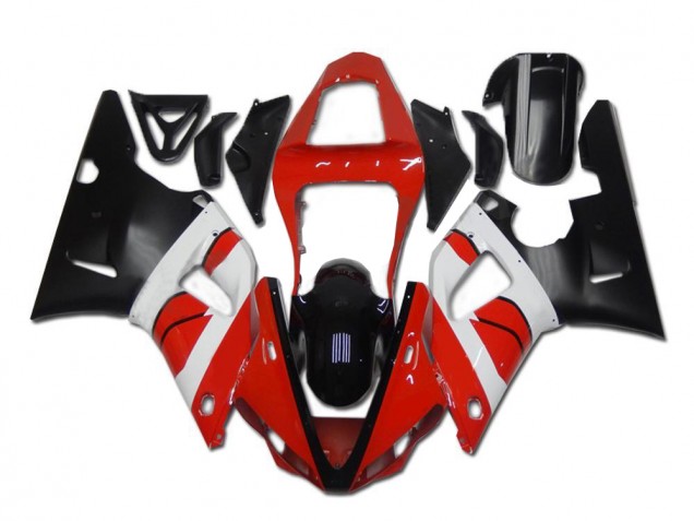 Abs 2000-2001 Red White Black Yamaha YZF R1 Replacement Fairings