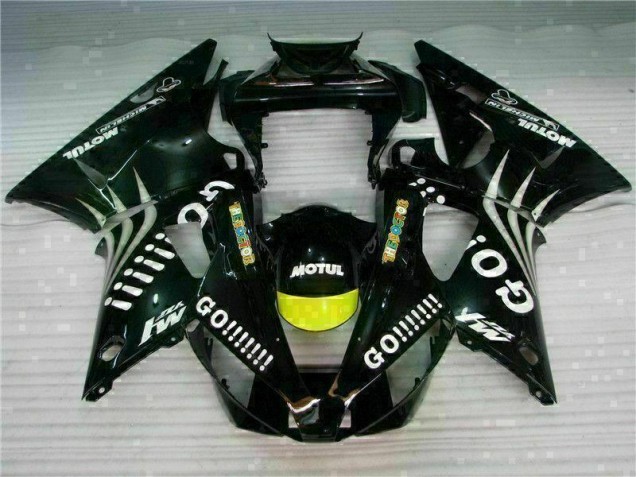 2000-2001 Black Yamaha YZF R1 Bike Fairing