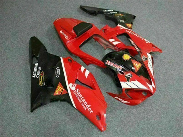 2000-2001 Red Yamaha YZF R1 Motorcycle Fairings Kits