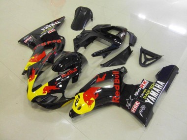 2000-2001 Black Red Bull Yamaha YZF R1 Bike Fairings