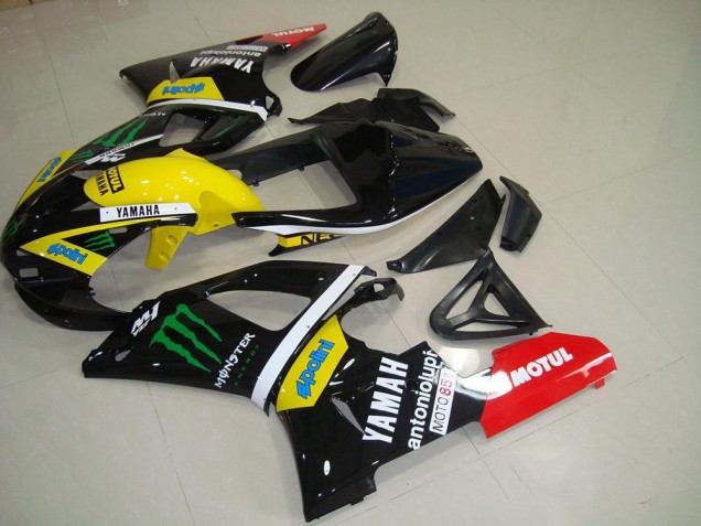 2000-2001 Yellow Monster Yamaha YZF R1 Motorbike Fairings