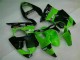 2000-2002 Green Kawasaki ZX6R Motorbike Fairing Kits