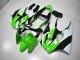 2000-2002 Green White Black Kawasaki ZX6R Bike Fairing Kit