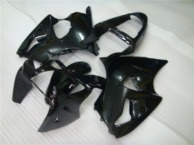 2000-2002 Glossy Black Kawasaki ZX6R Motorbike Fairing Kits