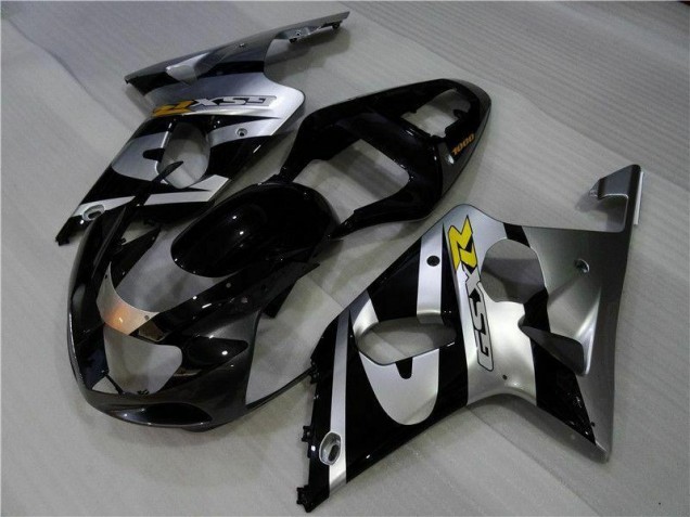 2000-2002 Silver Black Suzuki GSXR 1000 Motor Fairings