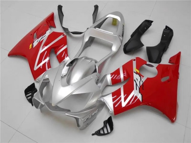 2001-2003 Silver Red Honda CBR600 F4i Bike Fairings