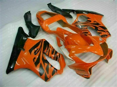 Abs 2001-2003 Orange Honda CBR600 F4i Motor Fairings