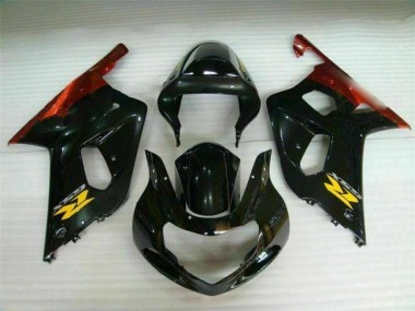 Abs 2001-2003 Black Suzuki GSXR 600/750 Moto Fairings