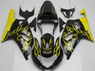 2001-2003 Black Suzuki GSXR 600/750 Motorbike Fairing