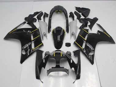 Abs 2001-2005 Black Yellow Yamaha FJR1300 Moto Fairings