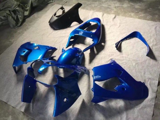 2002-2003 Blue Matte Black Kawasaki ZX9R Motorbike Fairings