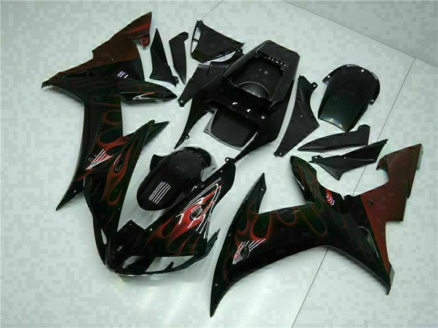 Abs 2002-2003 Black Yamaha YZF R1 Motorcyle Fairings