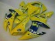 2002-2003 Yellow Yamaha YZF R1 Motorcycle Fairing Kit