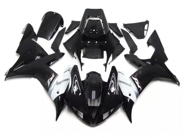 Abs 2002-2003 Black White Yamaha YZF R1 Motor Bike Fairings