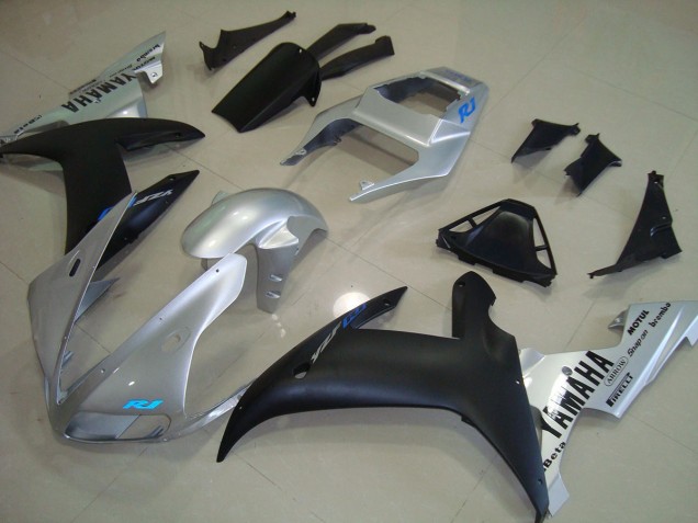 Abs 2002-2003 Silver Blue Yamaha YZF R1 Motorbike Fairing