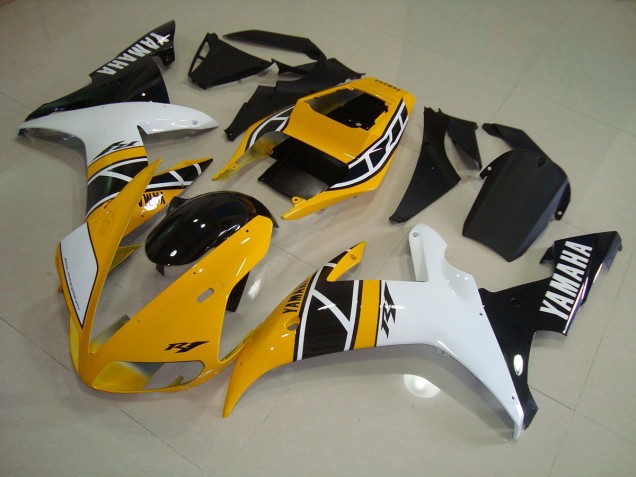 Abs 2002-2003 Yellow Anniversary Yamaha YZF R1 Replacement Motorcycle Fairings