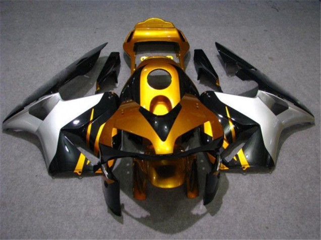 2003-2004 Gold Silver Black Honda CBR600RR Bike Fairings