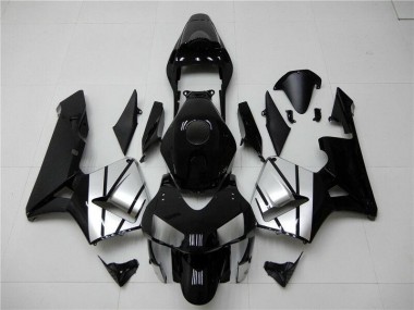 2003-2004 Black Silver Honda CBR600RR Bike Fairing