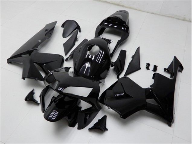 2003-2004 Glossy Black Honda CBR600RR Motorbike Fairing