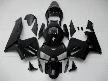 Abs 2003-2004 Glossy Black Honda CBR600RR Motorbike Fairing