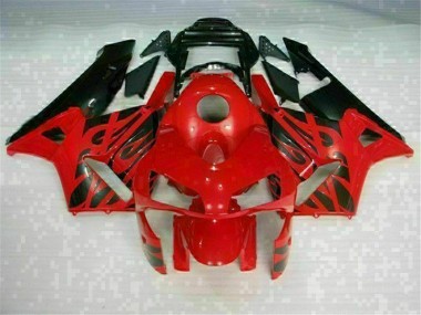 2003-2004 Red Black Honda CBR600RR Motorbike Fairing Kits & Bodywork