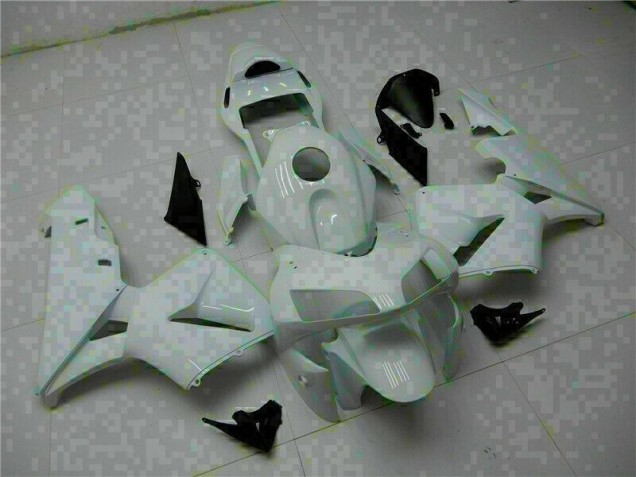 2003-2004 White Honda CBR600RR Motorcyle Fairings & Bodywork