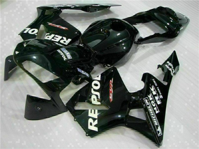 2003-2004 Black Repsol Honda CBR600RR Motorbike Fairing