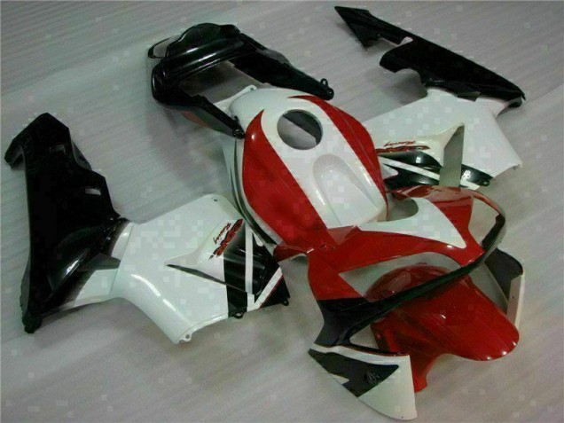 Abs 2003-2004 Red White Honda CBR600RR Bike Fairings