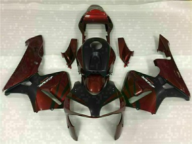 2003-2004 Black Red Honda CBR600RR Replacement Motorcycle Fairings