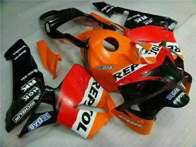 2003-2004 Orange Repsol Honda CBR600RR Motorbike Fairing Kits