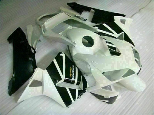 2003-2004 White Honda CBR600RR Motorcycle Fairings Kit