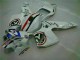 2003-2004 White Blue R 2 Honda CBR600RR Motorcycle Fairings