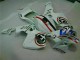 2003-2004 White Blue R 2 Honda CBR600RR Motorcycle Fairings