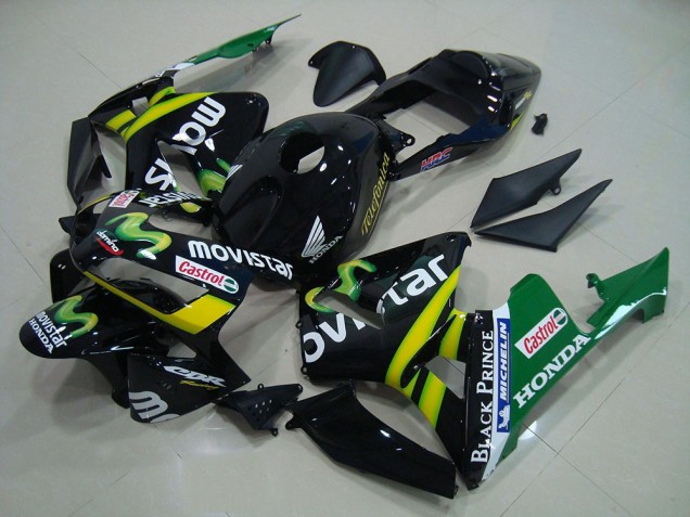 2003-2004 Black Movistar Honda CBR600RR Bike Fairing