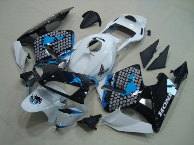 2003-2004 White Black Blue Honda CBR600RR Moto Fairings