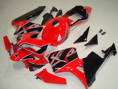 Abs 2003-2004 Red Black Honda CBR600RR Motorbike Fairing Kits