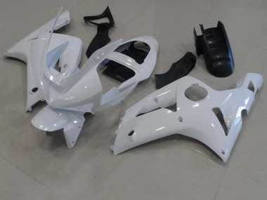 Abs 2003-2004 White Kawasaki ZX6R Bike Fairings