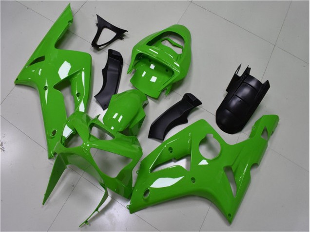 2003-2004 Green Kawasaki ZX6R Replacement Fairings