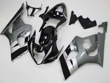 2003-2004 Black Grey Suzuki GSXR 1000 Moto Fairings