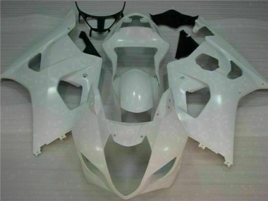 2003-2004 White Suzuki GSXR 1000 Motorbike Fairings & Bodywork