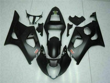 2003-2004 Black Suzuki GSXR 1000 Motor Bike Fairings