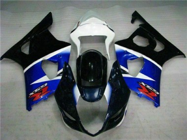 2003-2004 Black Blue Suzuki GSXR 1000 Motorcycle Fairings Kits