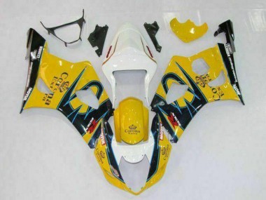 2003-2004 Yellow Suzuki GSXR 1000 Moto Fairings