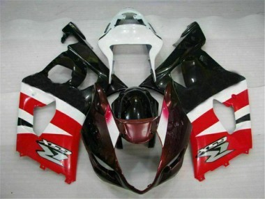 2003-2004 Red Black Suzuki GSXR 1000 Replacement Fairings